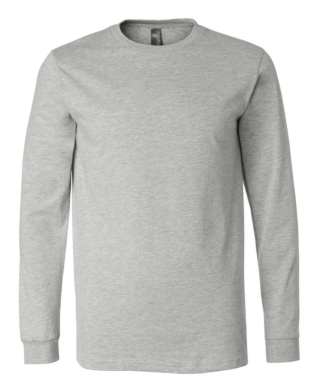 Heather CVC Long Sleeve Tee - BELLA + CANVAS 3501CVC