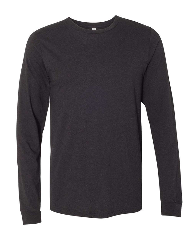 Heather CVC Long Sleeve Tee - BELLA + CANVAS 3501CVC