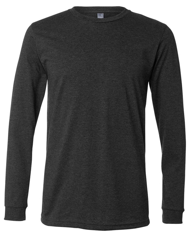 Heather CVC Long Sleeve Tee - BELLA + CANVAS 3501CVC