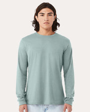 Heather CVC Long Sleeve Tee - BELLA + CANVAS 3501CVC