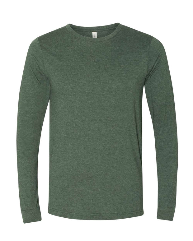 Heather CVC Long Sleeve Tee - BELLA + CANVAS 3501CVC