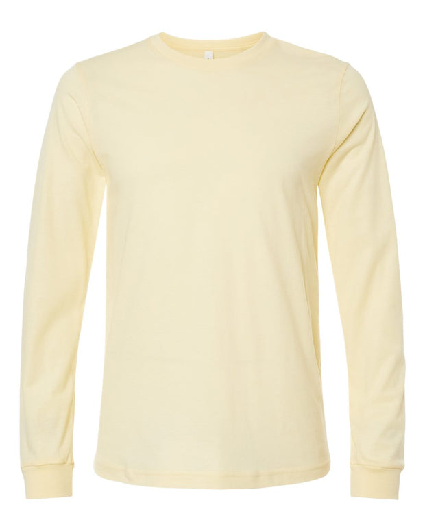 Heather CVC Long Sleeve Tee - BELLA + CANVAS 3501CVC