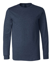 Heather CVC Long Sleeve Tee - BELLA + CANVAS 3501CVC