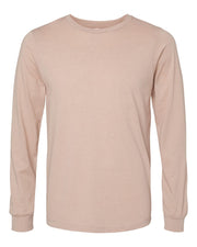 Heather CVC Long Sleeve Tee - BELLA + CANVAS 3501CVC