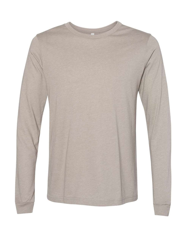 Heather CVC Long Sleeve Tee - BELLA + CANVAS 3501CVC