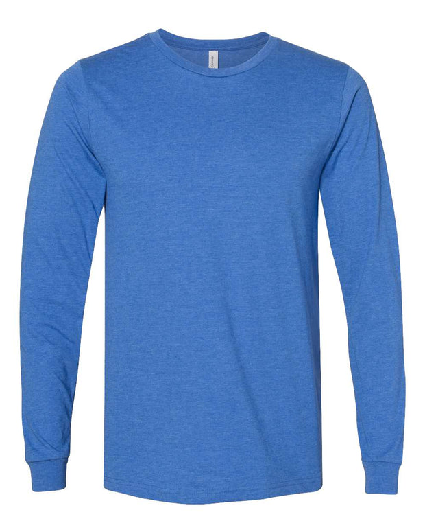 Heather CVC Long Sleeve Tee - BELLA + CANVAS 3501CVC