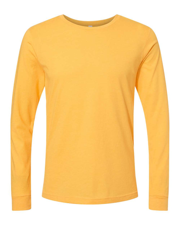Heather CVC Long Sleeve Tee - BELLA + CANVAS 3501CVC