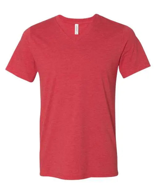 BELLA + CANVAS - Heather CVC V-Neck Tee 3005CVC