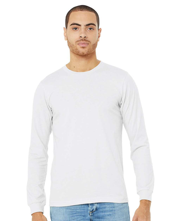 Heather CVC Long Sleeve Tee - BELLA + CANVAS 3501CVC