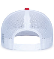 Pacific Headwear 104S Contrast Stitch Trucker Snapback Hat