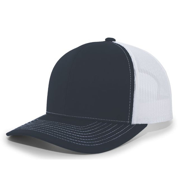 Pacific Headwear 104S Contrast Stitch Trucker Snapback Hat