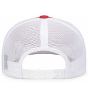 Pacific Headwear 104S Contrast Stitch Trucker Snapback Hat