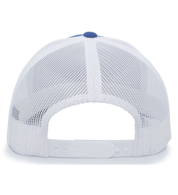 Pacific Headwear 104S Contrast Stitch Trucker Snapback Hat