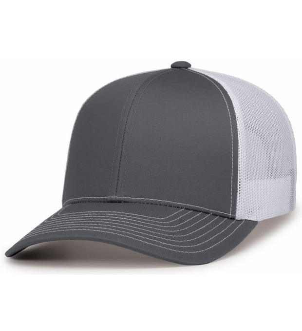 Pacific Headwear 104S Contrast Stitch Trucker Snapback Hat