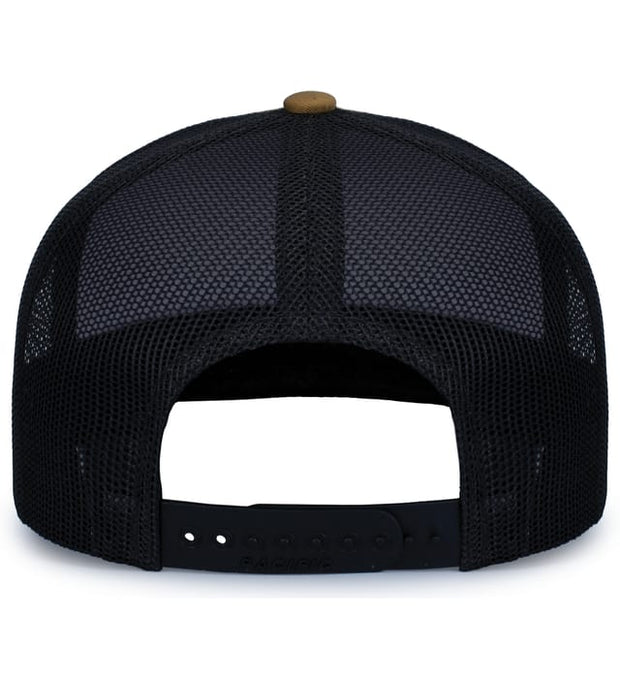 Pacific Headwear 104S Contrast Stitch Trucker Snapback Hat