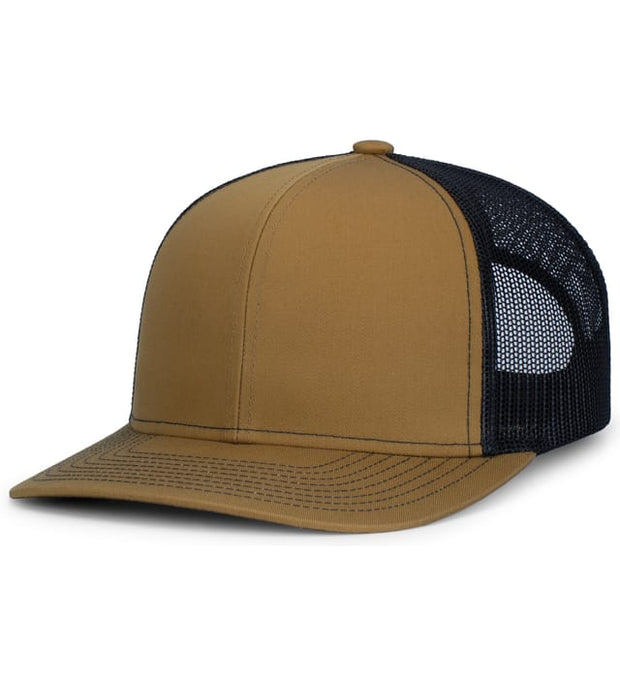 Pacific Headwear 104S Contrast Stitch Trucker Snapback Hat
