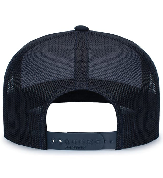 Pacific Headwear 104S Contrast Stitch Trucker Snapback Hat