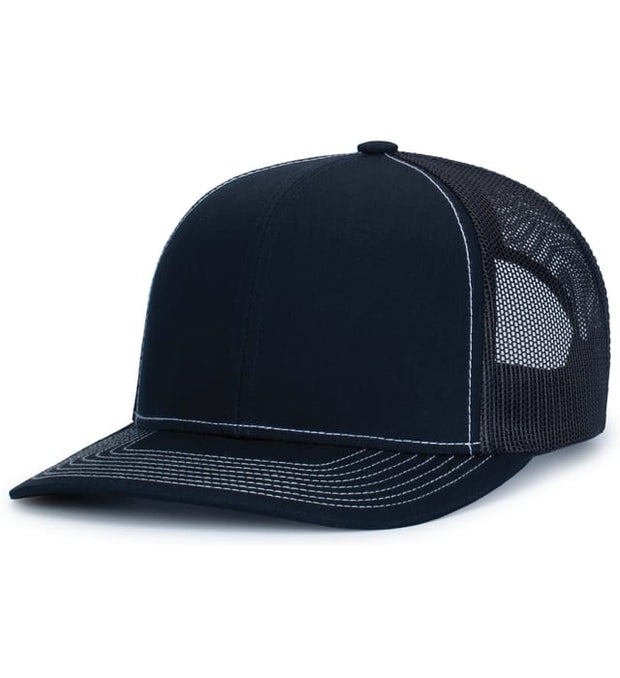 Pacific Headwear 104S Contrast Stitch Trucker Snapback Hat