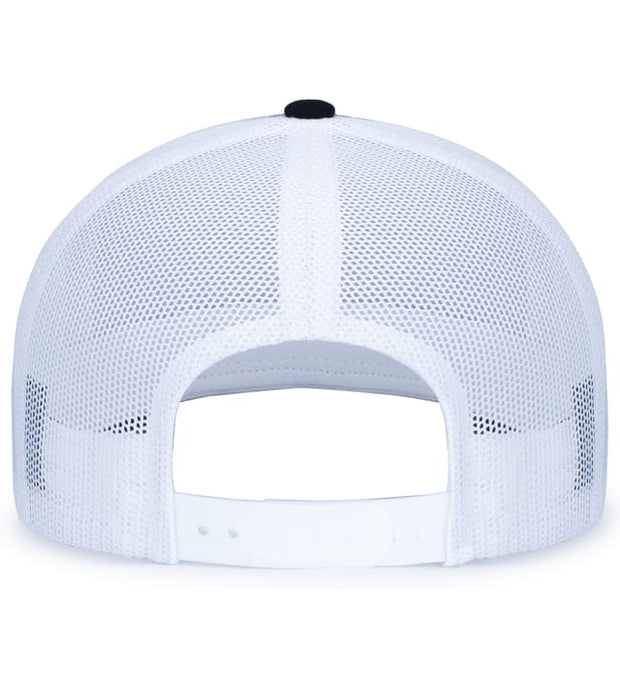 Pacific Headwear 104S Contrast Stitch Trucker Snapback Hat