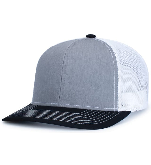 Pacific Headwear 104S Contrast Stitch Trucker Snapback Hat