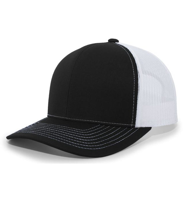 Pacific Headwear 104S Contrast Stitch Trucker Snapback Hat