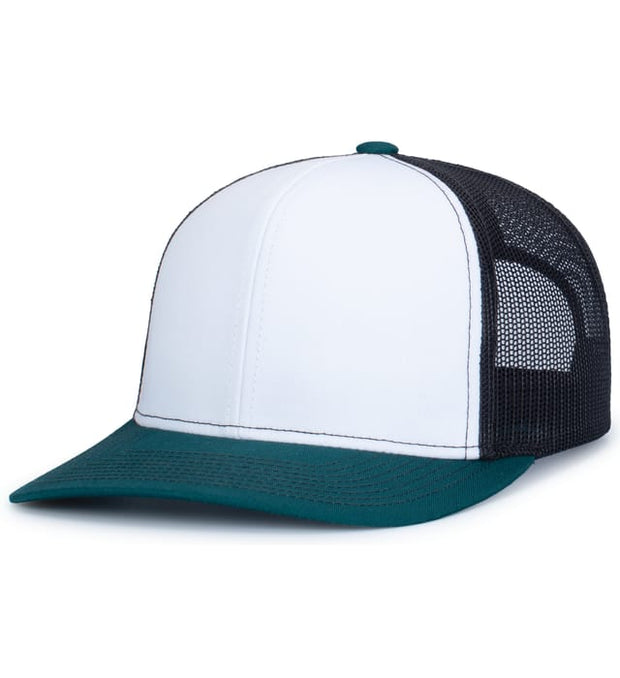 Pacific Headwear 104S Contrast Stitch Trucker Snapback Hat