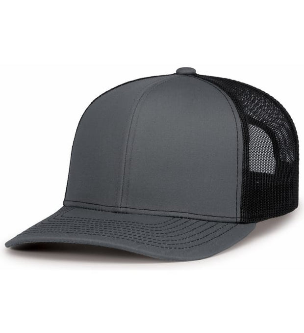 Pacific Headwear 104S Contrast Stitch Trucker Snapback Hat