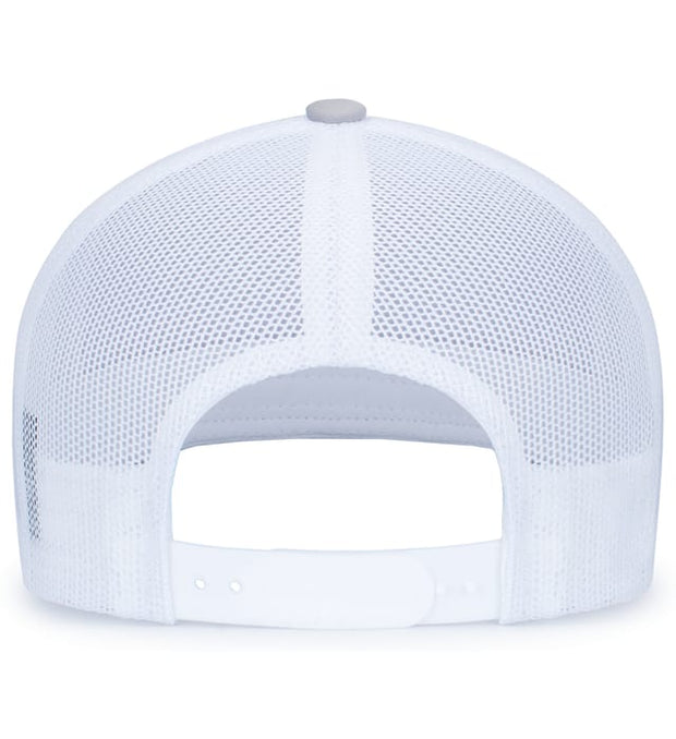 Pacific Headwear 104S Contrast Stitch Trucker Snapback Hat