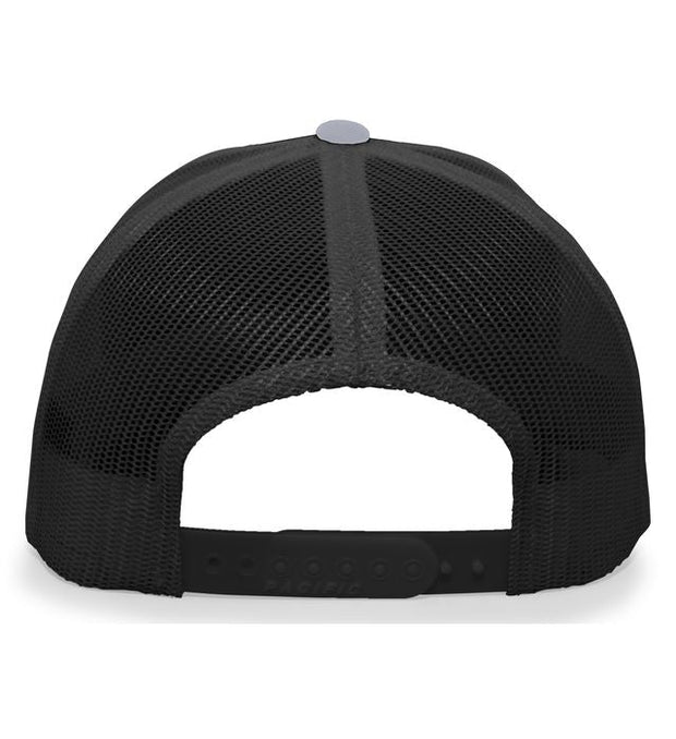 Pacific Headwear 104S Contrast Stitch Trucker Snapback Hat