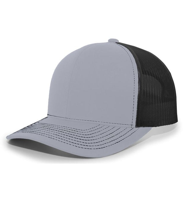 Pacific Headwear 104S Contrast Stitch Trucker Snapback Hat