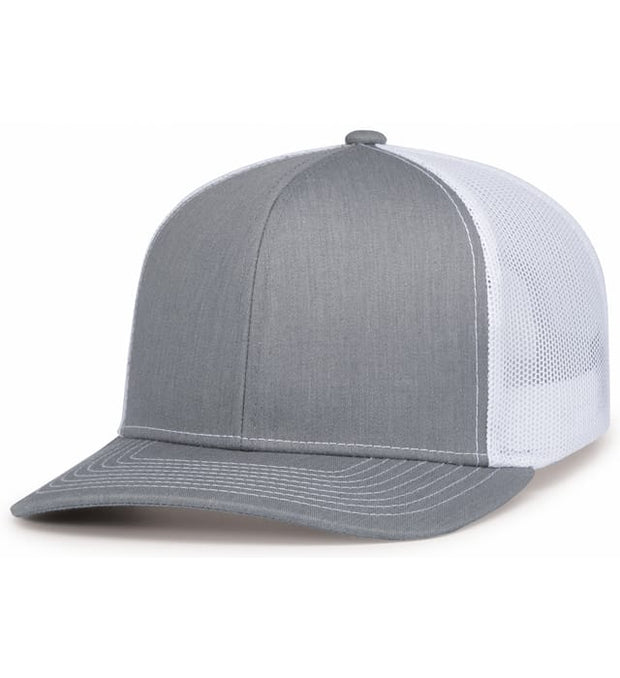 Pacific Headwear 104S Contrast Stitch Trucker Snapback Hat