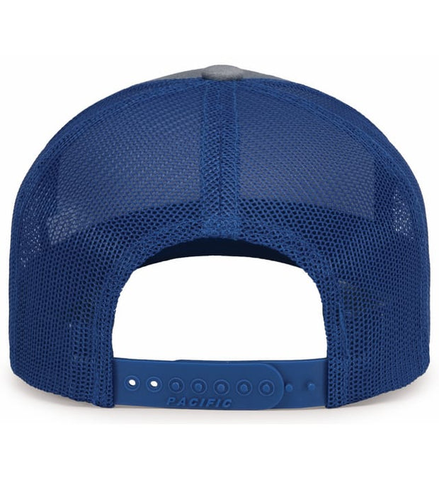 Pacific Headwear 104S Contrast Stitch Trucker Snapback Hat