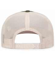 Pacific Headwear 104S Contrast Stitch Trucker Snapback Hat
