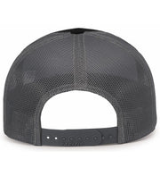 Pacific Headwear 104S Contrast Stitch Trucker Snapback Hat