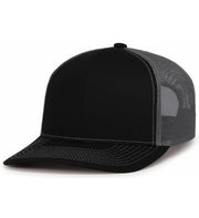 Pacific Headwear 104S Contrast Stitch Trucker Snapback Hat