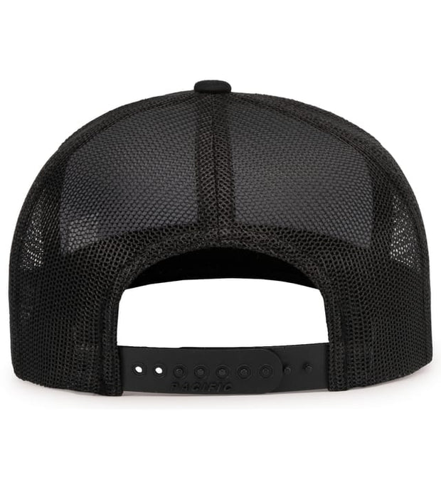 Pacific Headwear 104S Contrast Stitch Trucker Snapback Hat