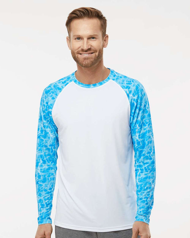 Paragon Panama Colorblocked Long Sleeve T-Shirt - 231