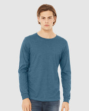 Heather CVC Long Sleeve Tee - BELLA + CANVAS 3501CVC