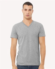 BELLA + CANVAS - Heather CVC V-Neck Tee 3005CVC