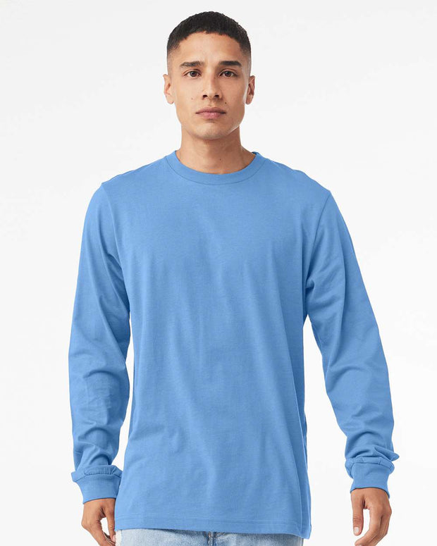 Heather CVC Long Sleeve Tee - BELLA + CANVAS 3501CVC