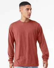 Heather CVC Long Sleeve Tee - BELLA + CANVAS 3501CVC