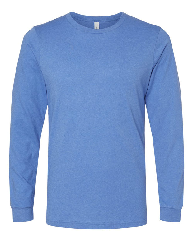 Heather CVC Long Sleeve Tee - BELLA + CANVAS 3501CVC