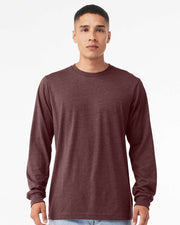 Heather CVC Long Sleeve Tee - BELLA + CANVAS 3501CVC