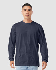 Heather CVC Long Sleeve Tee - BELLA + CANVAS 3501CVC