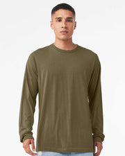 Heather CVC Long Sleeve Tee - BELLA + CANVAS 3501CVC