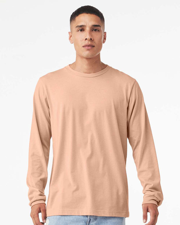Heather CVC Long Sleeve Tee - BELLA + CANVAS 3501CVC
