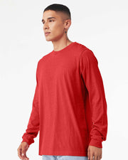 Heather CVC Long Sleeve Tee - BELLA + CANVAS 3501CVC