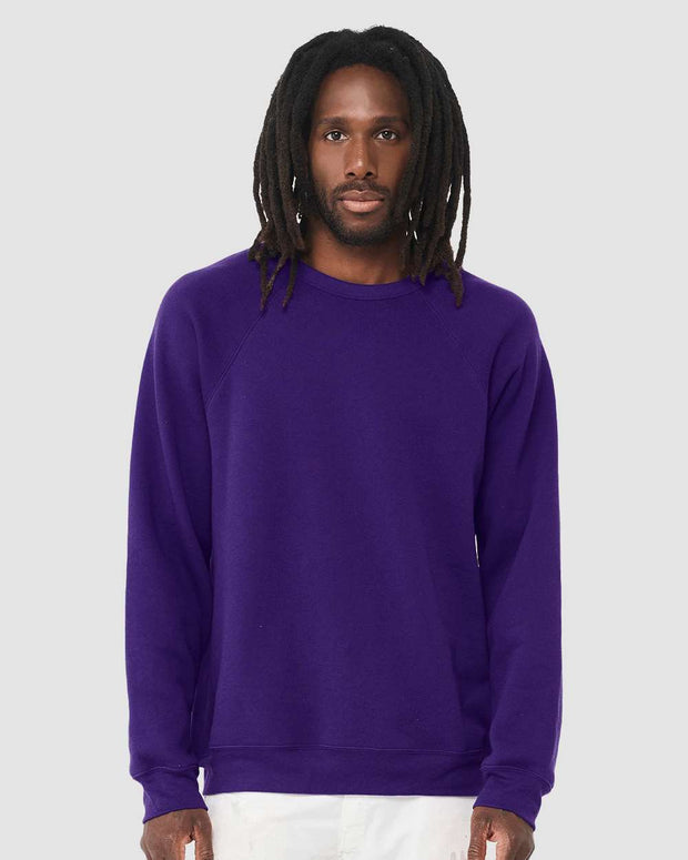 BELLA + CANVAS - Sponge Fleece Raglan Crewneck Sweatshirt - 3901