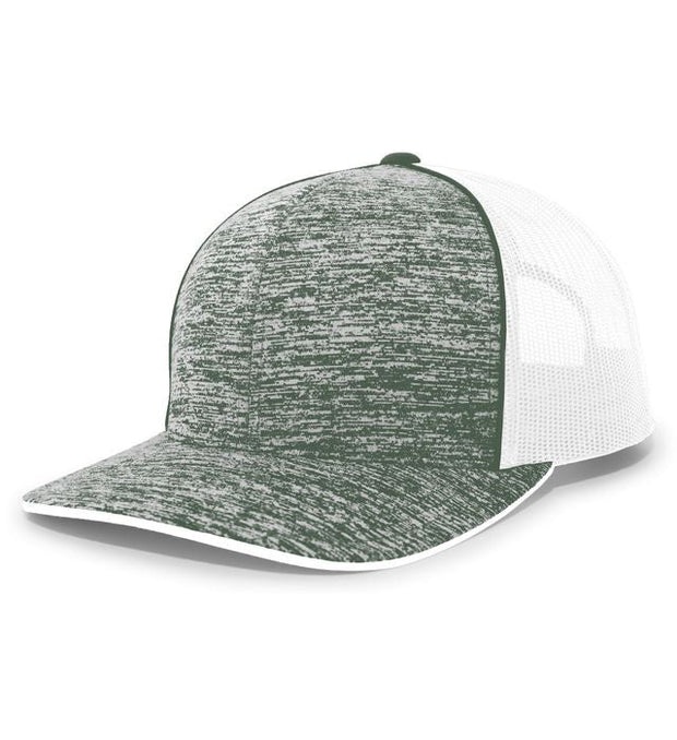 Pacific Headwear 106C Aggressive Heather Trucker Snapback Cap