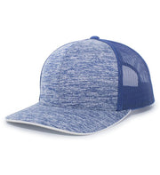 Pacific Headwear 106C Aggressive Heather Trucker Snapback Cap